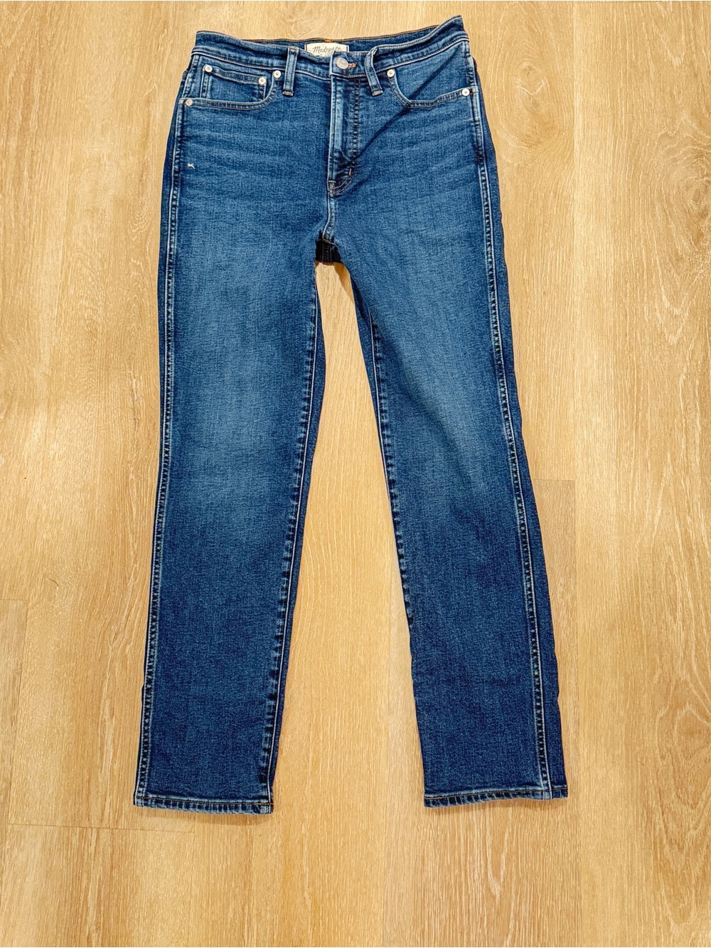 Classic Women's Blue Straight-Leg Jeans